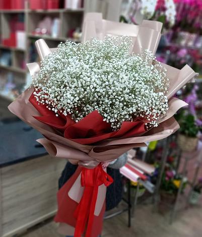 Букет цветов из: Гипсофила в Красном Балтийце