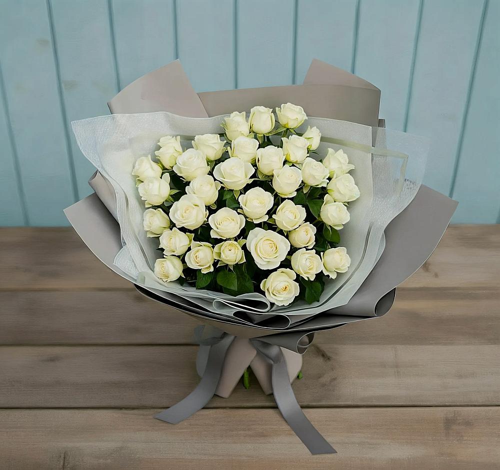 Букет Белоснежная нежность в Красном Балтийце