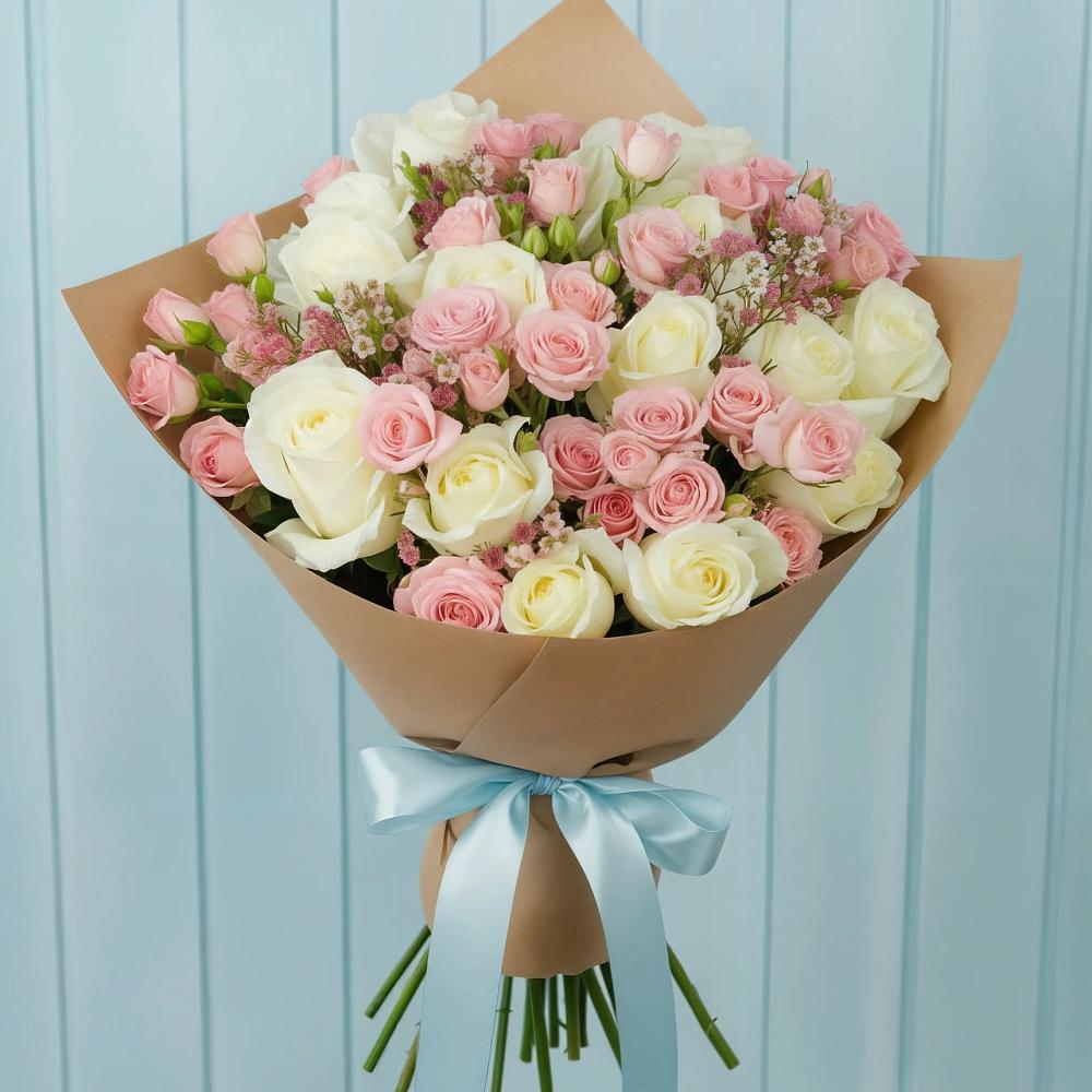 Букет цветов из: Розы в Красном Балтийце