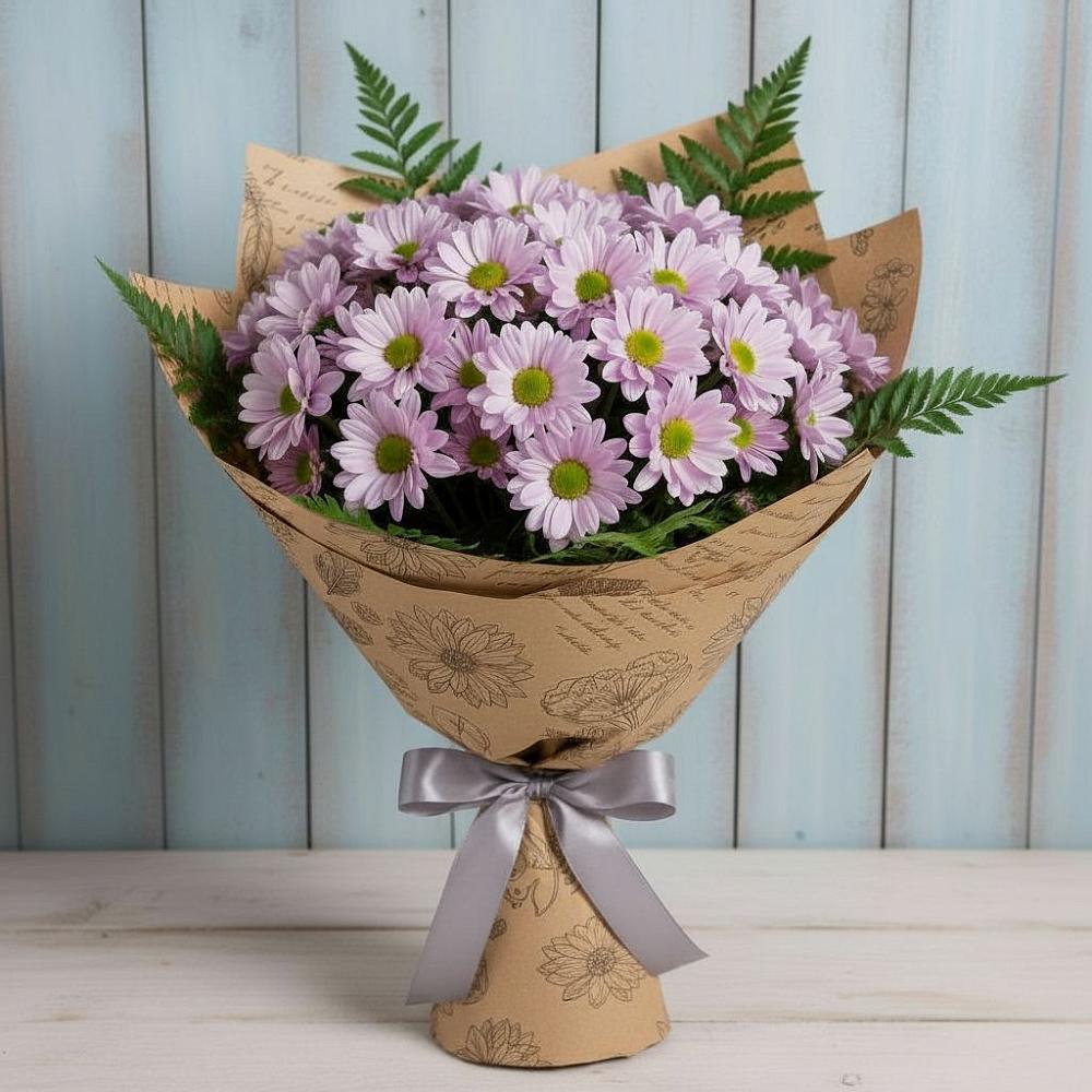Букет цветов из: Хризантемы в Красном Балтийце