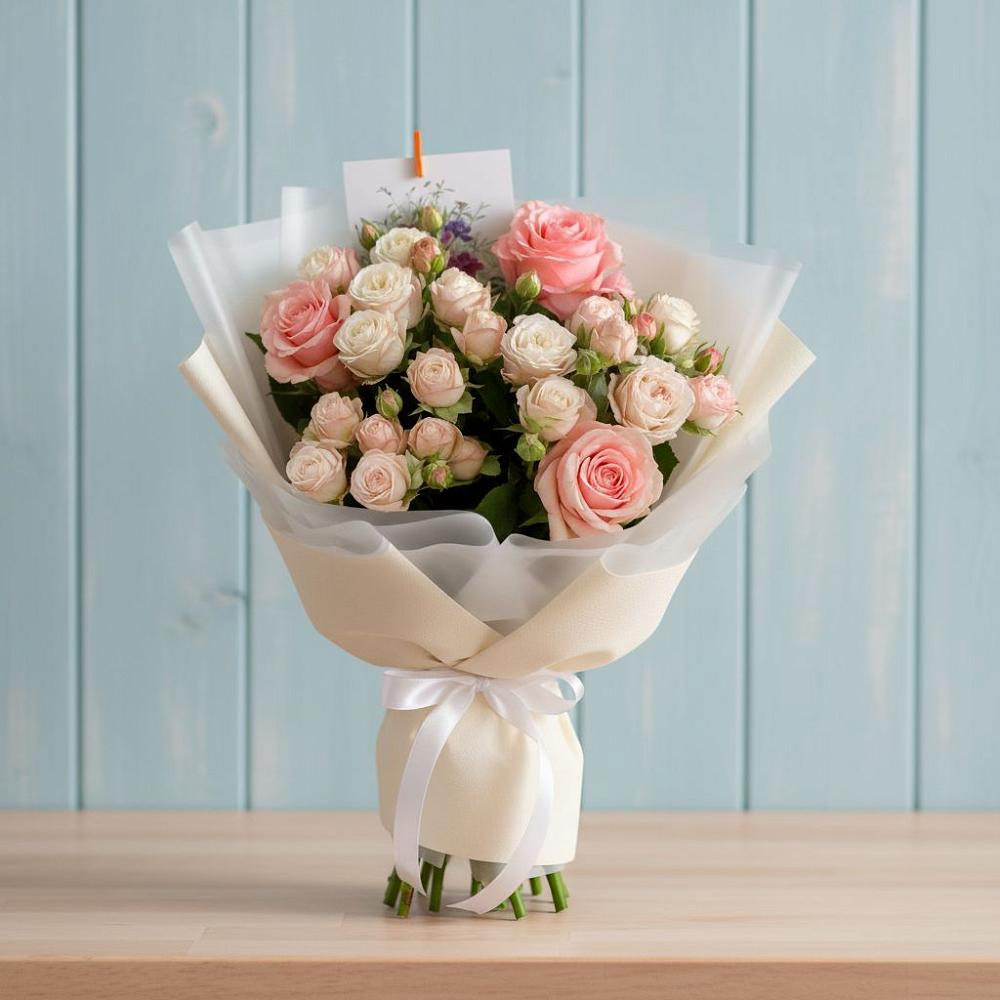 Букет цветов из: Розы в Красном Балтийце