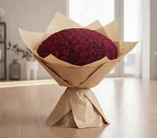 Букет 101 Красная роза в Красном Балтийце