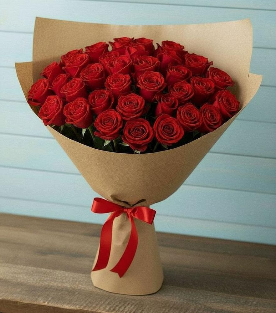 Букет Красные розы Милано в Красном Балтийце