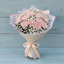 Букет цветов из:  Гвоздики #REPLACE_PRED# Красном Балтийце