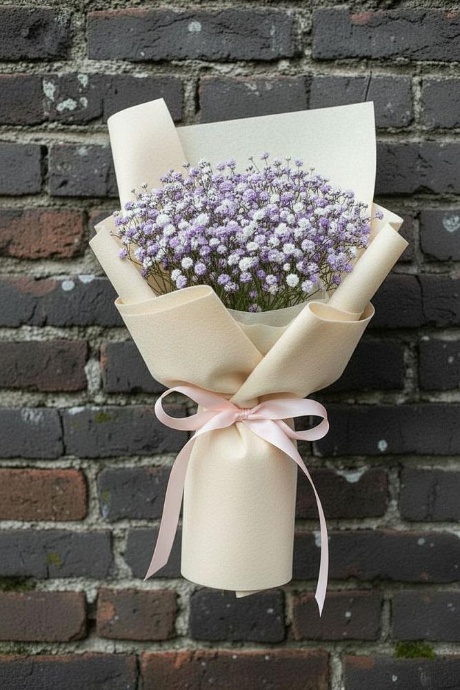 Букет цветов из: Гипсофила в Красном Балтийце