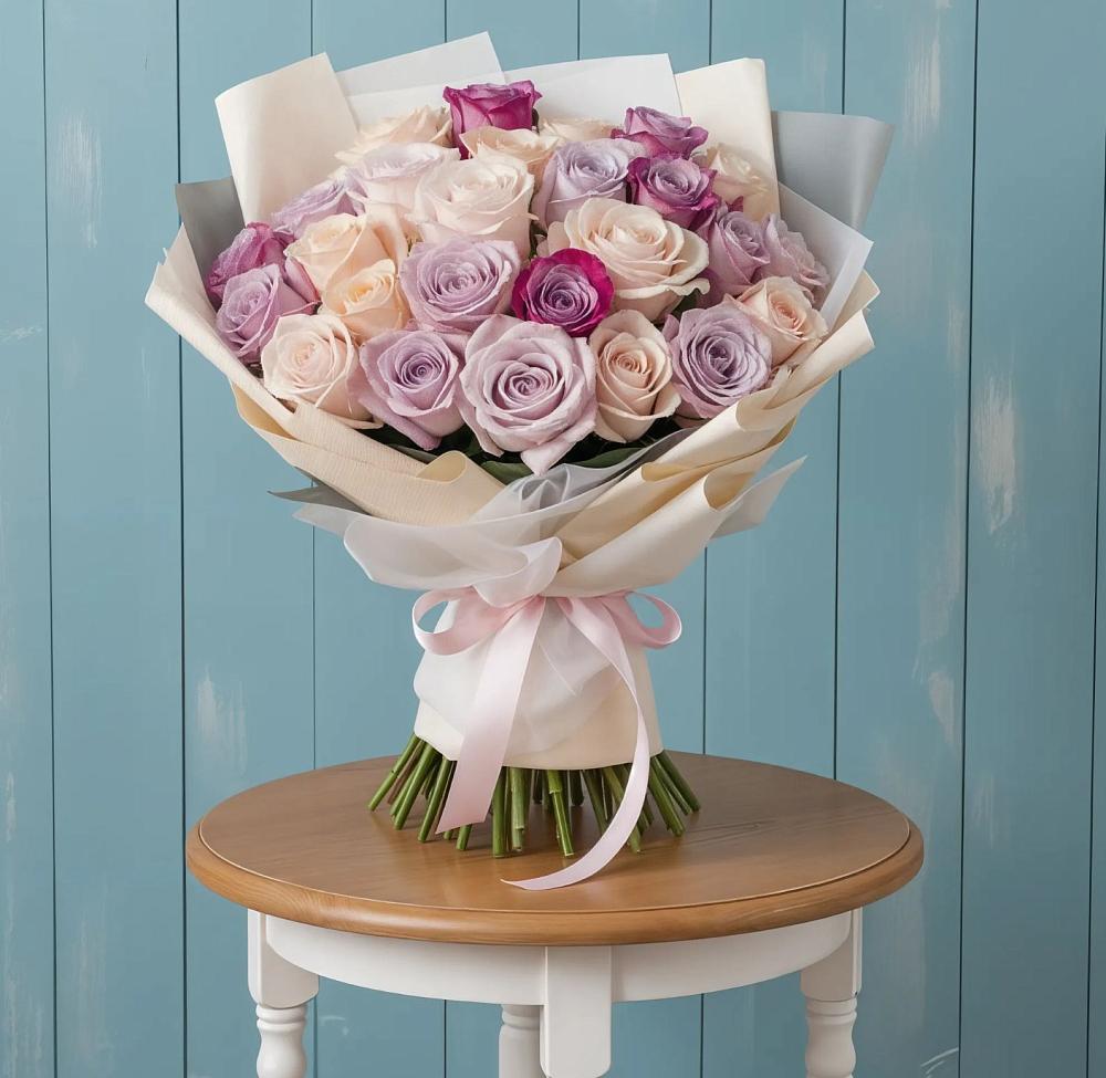 Букет цветов из: Розы в Красном Балтийце