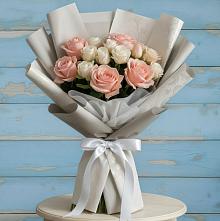 Букет цветов из:  Розы #REPLACE_PRED# Красном Балтийце