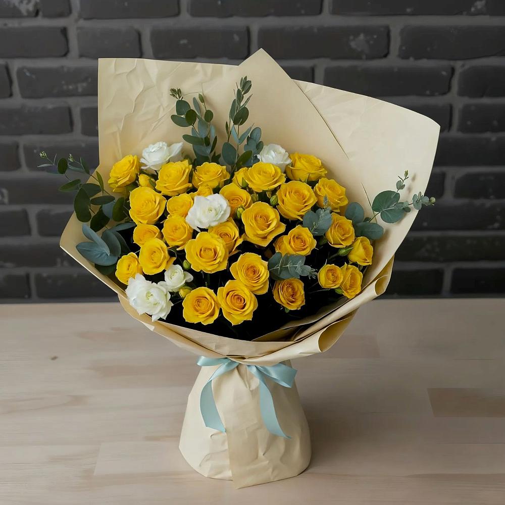 Букет цветов из: Розы в Красном Балтийце