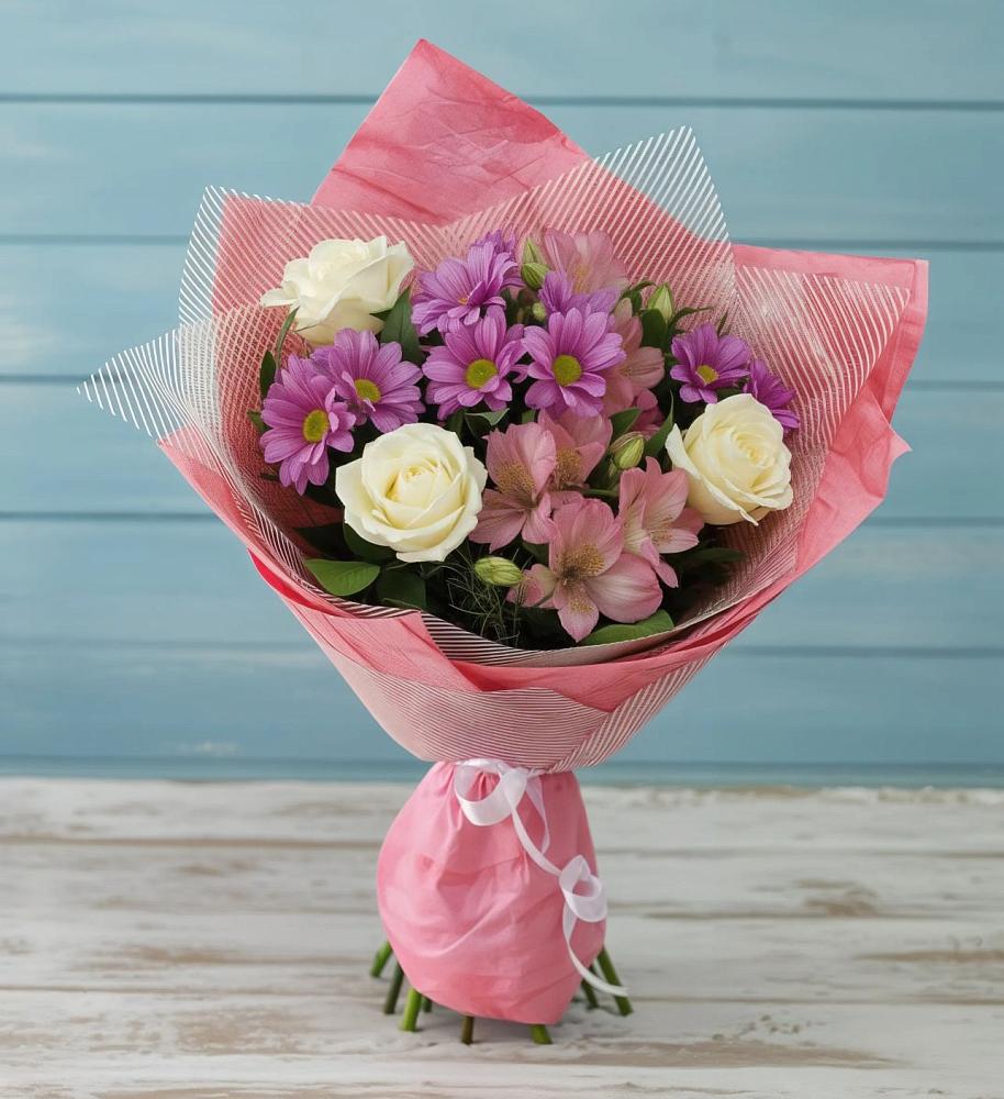 Букет цветов из: Герберы в Красном Балтийце