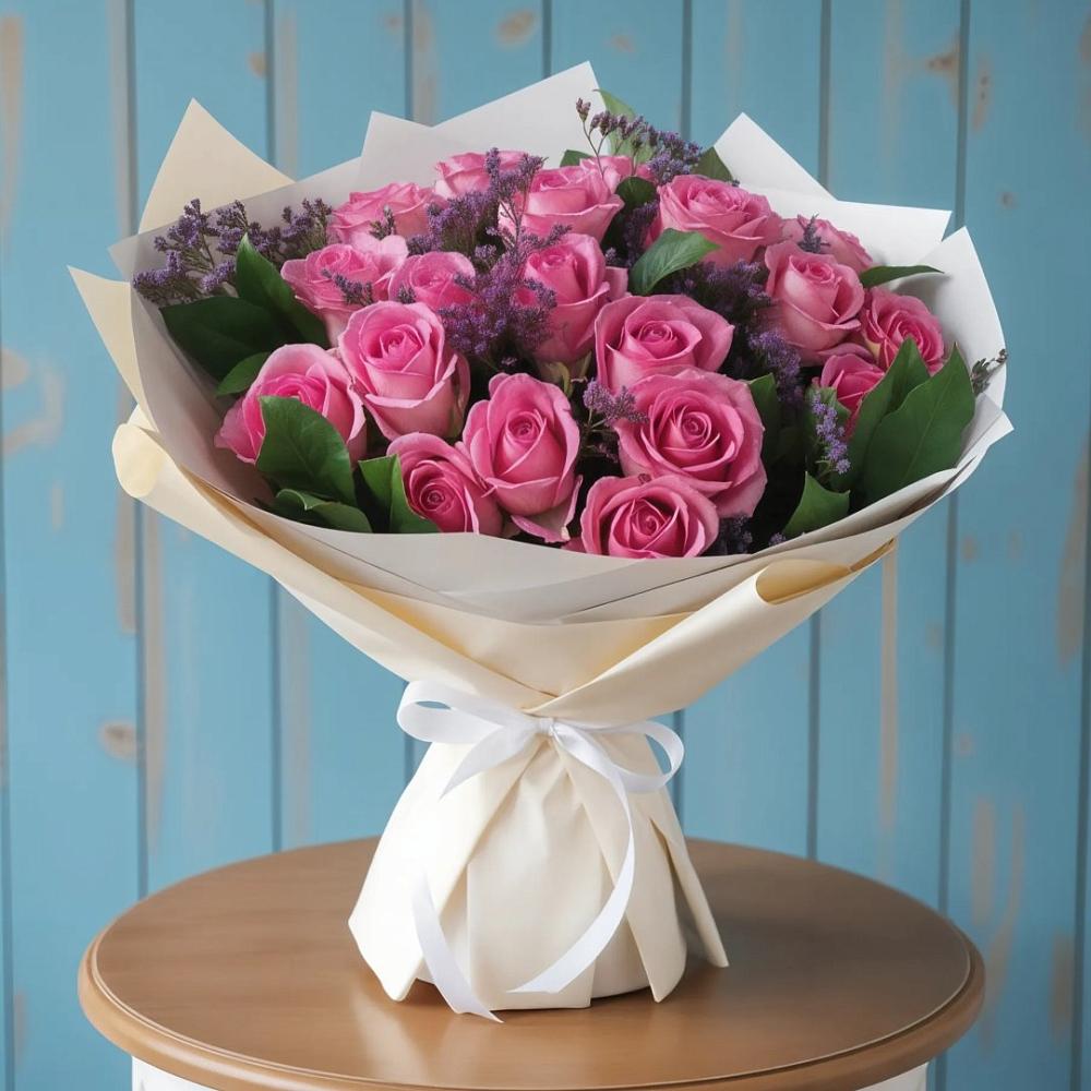 Букет цветов из: Розы в Красном Балтийце