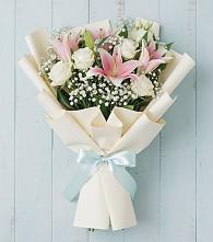 Букет цветов из:  Лилии в Красном Балтийце