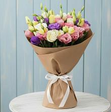 Букет цветов из:  Лизиантусы в Красном Балтийце